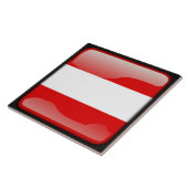 Vlag van Oostenrijk Tegeltje (Zijkant)