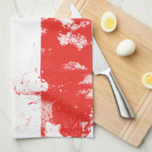 Vlag van Oostenrijk Theedoek (Quarter Fold)