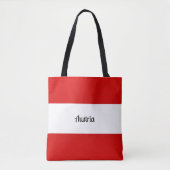 Vlag van Oostenrijk Tote Bag (Voorkant)
