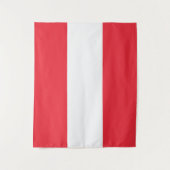 Vlag van Oostenrijk Wandkleed (Voorkant)