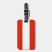Vlag van Oostenrijkse Easy ID Bagagelabel (Voorkant verticaal)