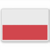 Vlag van Opper-Oostenrijk Sticker (Voorkant)