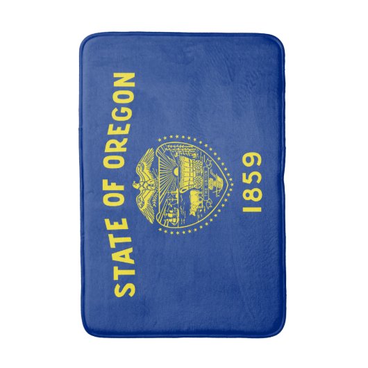 vlag van Oregon Badmat (Voorkant Verticaal)