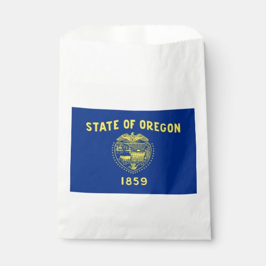 Vlag van Oregon Bedankzakje (Voorkant)