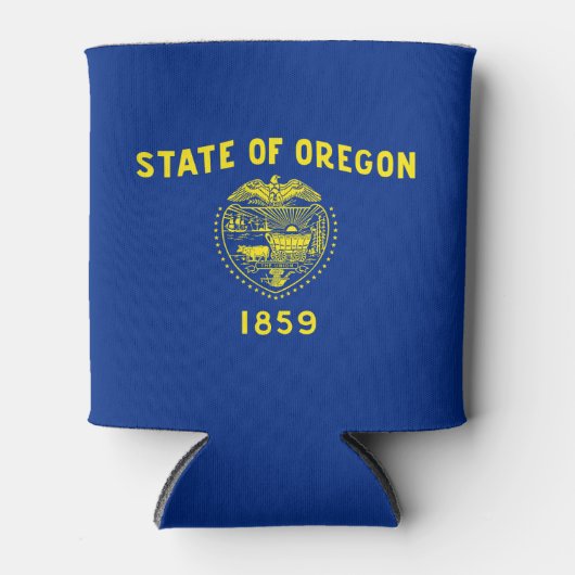 vlag van Oregon Blikjeskoeler (Voorkant)