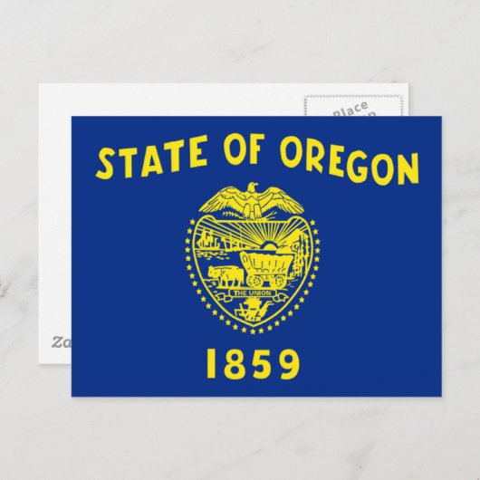 Vlag van Oregon Briefkaart (Voorkant / Achterkant)