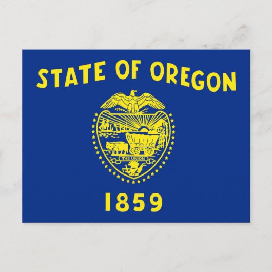 Vlag van Oregon Briefkaart (Voorkant)