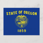 vlag van Oregon Briefkaart (Voorkant)