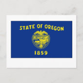 vlag van Oregon Briefkaart (Voorkant)