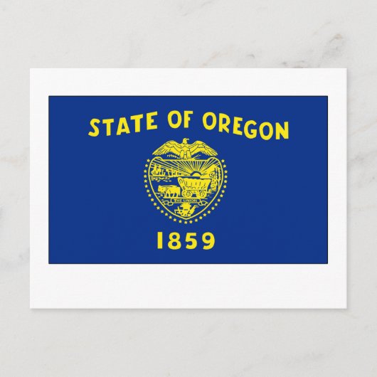 vlag van Oregon Briefkaart (Voorkant)