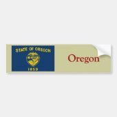 vlag van Oregon Bumpersticker (Voorkant)