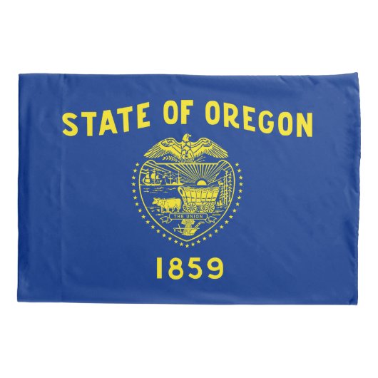 vlag van Oregon Kussensloop (Achterkant)