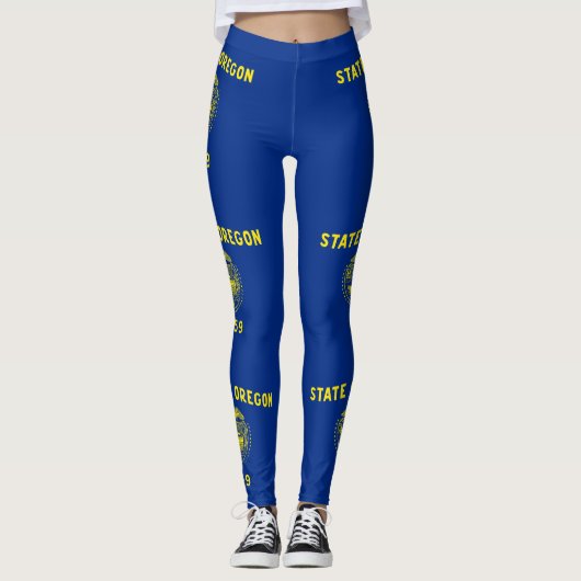 vlag van Oregon Leggings (Voorkant)