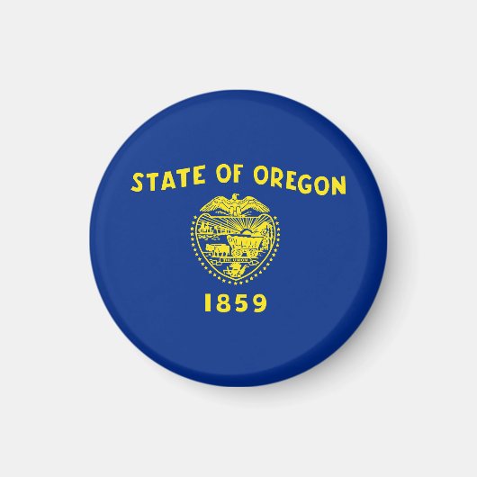 vlag van Oregon Magneet (Voorkant)