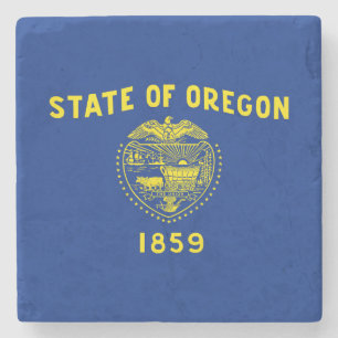 vlag van Oregon Stenen Onderzetter
