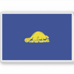 Vlag van Oregon Sticker