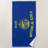 vlag van Oregon Strandlaken (Voorkant)