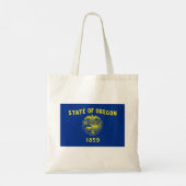 vlag van Oregon Tote Bag (Achterkant)