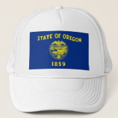 VLAG VAN OREGON TRUCKER PET (Voorkant)