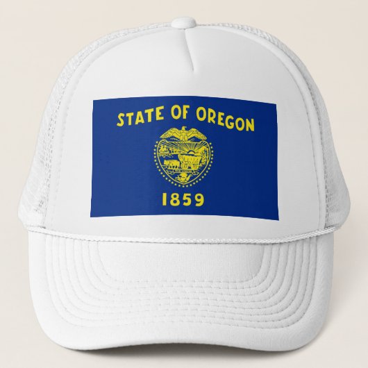 VLAG VAN OREGON TRUCKER PET (Voorkant)