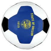 Vlag van Oregon Voetbal (Gedraaid)