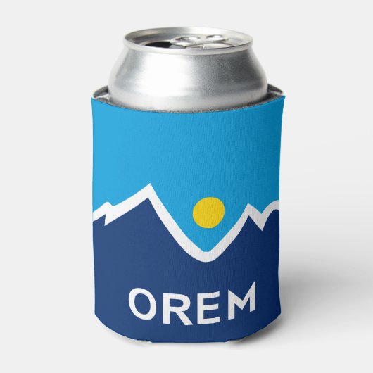 Vlag van Orem, Utah Blikjeskoeler (Blikje Voorkant)