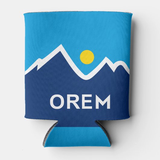 Vlag van Orem, Utah Blikjeskoeler (Voorkant)