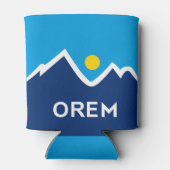 Vlag van Orem, Utah Blikjeskoeler (Achterkant)