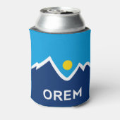 Vlag van Orem, Utah Blikjeskoeler (Blikje Achterkant)