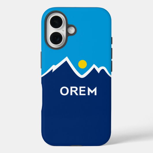 Vlag van Orem, Utah Case-Mate iPhone Case (Achterkant)
