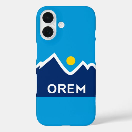 Vlag van Orem, Utah Case-Mate iPhone Case (Achterkant)