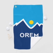 Vlag van Orem, Utah Golfhanddoek (Insitu)