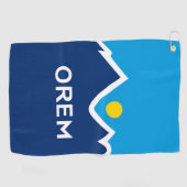 Vlag van Orem, Utah Golfhanddoek (Horizontaal)