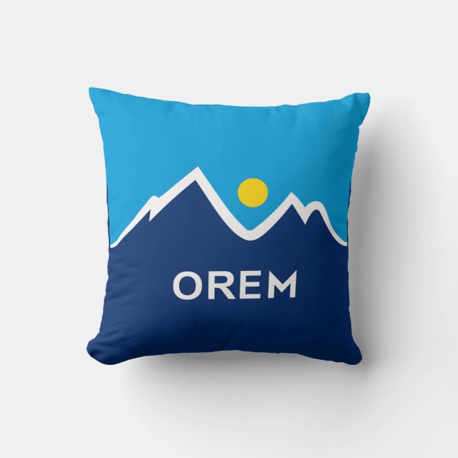 Vlag van Orem, Utah Kussen (Voorkant)