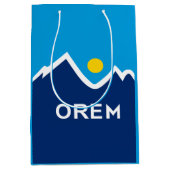 Vlag van Orem, Utah Medium Cadeauzakje (Voorkant)
