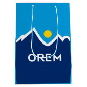 Vlag van Orem, Utah Medium Cadeauzakje (Achterkant)
