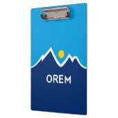 Vlag van Orem, Utah paar manchetknopen Klembord (Links)