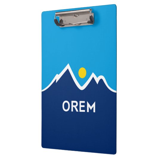 Vlag van Orem, Utah paar manchetknopen Klembord (Links)