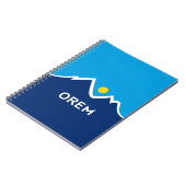 Vlag van Orem, Utah paar manchetknopen Notitieboek (Linkerzijde)