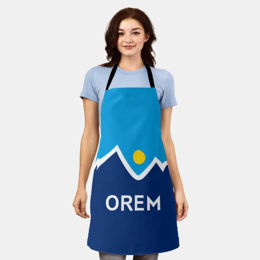 Vlag van Orem, Utah Schort (Gedragen)