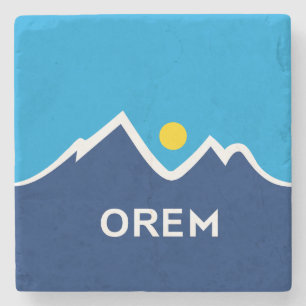 Vlag van Orem, Utah Stenen Onderzetter