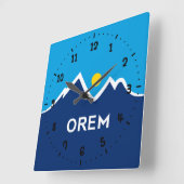 Vlag van Orem, Utah Vierkante Klok (Hoek)