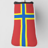Vlag van Orkney Golf Head Hoesje Golfheadcover (Draai 90)