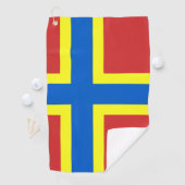 Vlag van Orkney Golfhanddoek (Insitu)
