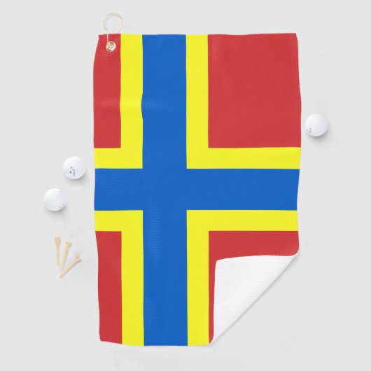Vlag van Orkney Golfhanddoek (Insitu)