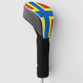 Vlag van Orkney Golfheadcover (Schuin)