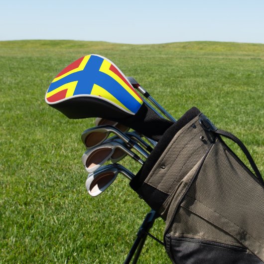 Vlag van Orkney Golfheadcover (Insitu)