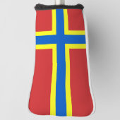 Vlag van Orkney Golfheadcover (Draai 90)