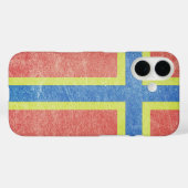 Vlag van Orkney Grunge Case-Mate iPhone Case (Achterkant (horizontaal))