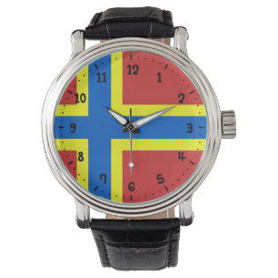 Vlag van Orkney-horloge Horloge